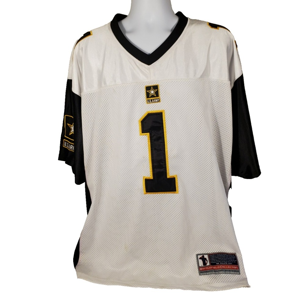 U.S. ARMY Men's Football Jersey White‎ 56/2XL Authentic Military Sportswear